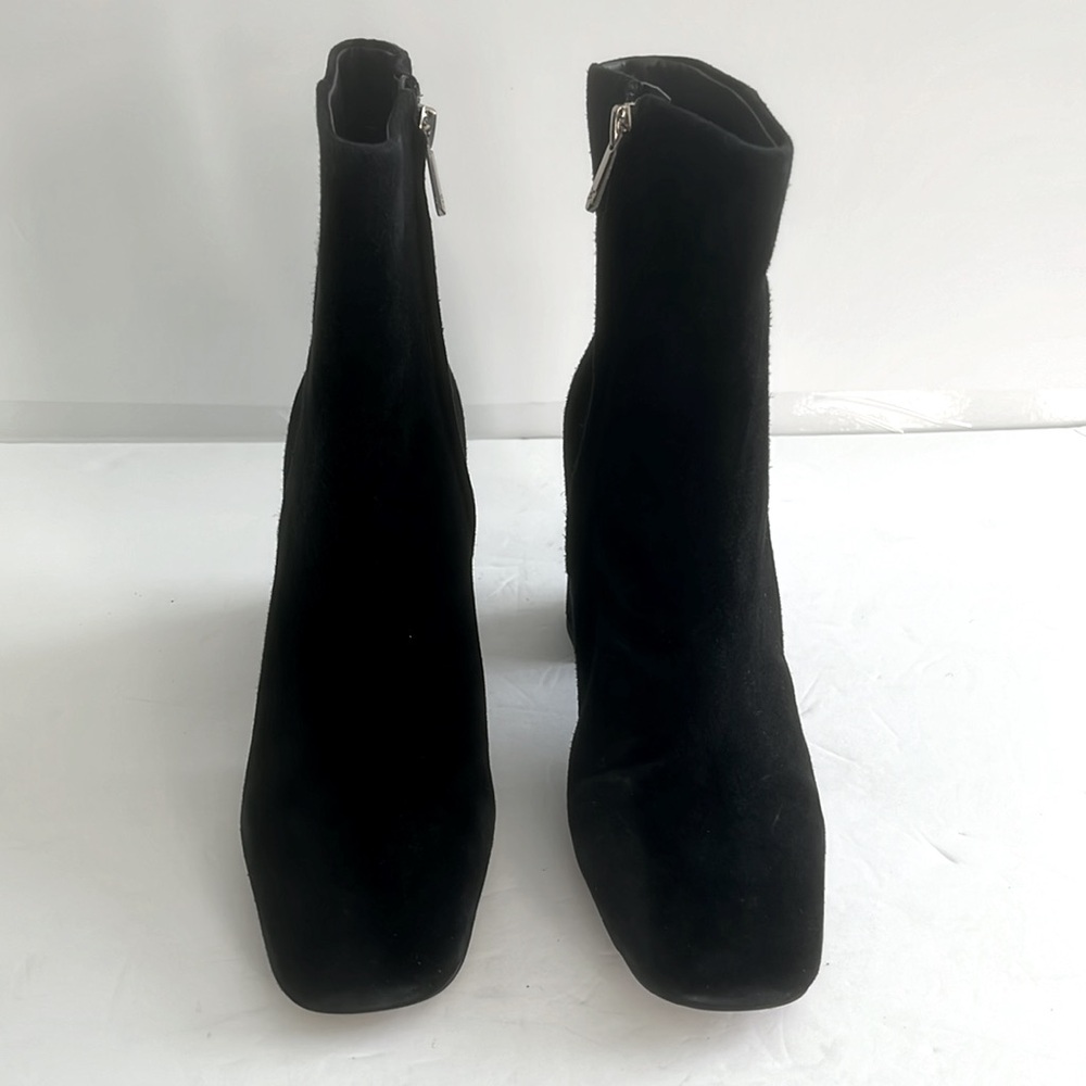 Sam Edelman Women Codie High Block Heel Suede/Leather Booties Shoes Size 7.5 NIB - Picture 11 of 14